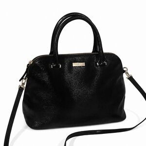 Kate Spade New York Rachelle Bixby Place Black Leather Satchel Crossbody